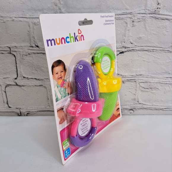 'MUNCHKIN' FRESH FOOD BABY FEEDERS FRUIT & VEGGIES 2~PACK - Picture 2 of 12